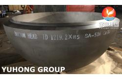 China ASTM SA516 Gr.70 Bottom Head For High-Pressure Heat Exchangers supplier