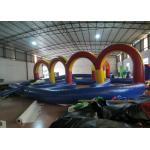 Outdoor Race Track Inflatable Sports Games 12 X 12m 0.55mm Pvc Tarpaulin Fireproof for sale