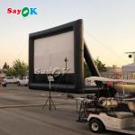Customized  Science Centers Airblown Inflatable Movie Screen for sale