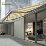 Aluminium garden high quality half cassette awning for sale