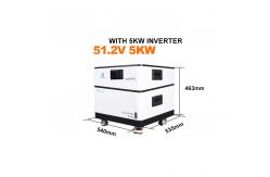 China All In One ESS 51.2V Lithium Battery With Inverter 20kwh 30kwh supplier