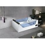 2 Person Jacuzzi Bath Tub Bubble Soaking Massage Freestanding With TV for sale