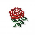 Flower Rose Logo Clothing Embroidered Patches Sew On 3D Applique For Dress​ for sale