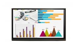 China Office Meeting  Brightness 350cd/m2 LCD Interactive Touch Screen supplier