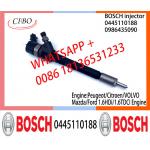 Diesel Common Rail Injector 0445110188 0986435090 9655045080 for Peugeot/Citroen/VOL/Mazda/Ford 1.6HDi/1.6TDCI for sale