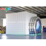 Professional Photo Studio Camera Shaped Inflatable Photo Booth External White Sliver 3*2.7*2.5m for sale
