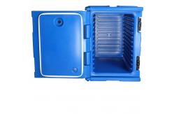 China Detachable Lid Front Loading Food Carrier With Nylon Handles supplier