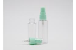 China 30ml 50ml PET Frost White Plastic Perfume Spray Bottles Environmental Friendly supplier
