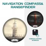Waterproof Military Powerful Compact Binoculars With Internal Rangefinder Compass