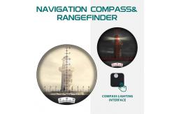 China Waterproof Military Powerful Compact Binoculars With Internal Rangefinder Compass supplier