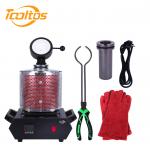 Tooltos 1800W Digital Protective Grid Automatic Gold Electric Melting Furnace For 1/2/3kg for sale