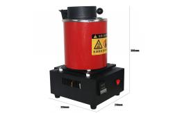 China Digital Jewelry Melting Furnace 1400W 2000F With 1 / 2/ 3KG Graphite Crucible supplier