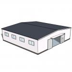 Standard Industrial Hangar 60x80 Heavy Steel Structure Metal Building Prefabricated Warehouse for sale