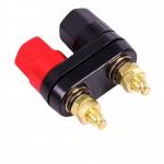 Banana plugs Couple Terminals Red Black Connector Amplifier Terminal Binding Post Banana Speaker Plug Jack for sale