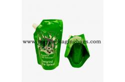 China 120 Microns Liquid Packing VMPET Stand Up Pouch With Spout / Spouted Pouch Bags supplier