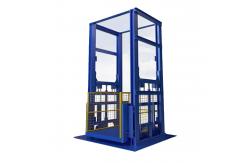 China Blue 3000kgs Warehouse Cargo Elevator 3m-9m Mini Goods Lift supplier