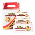 Takeaway Customized Food Packaging Box Recyclable Fried Chicken Box SGS for sale