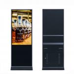 VETO 43 49 55 Inch Floor Standing LCD Display Digital Signage 4K Capacitive Indoor Advertising Touch Screen for sale