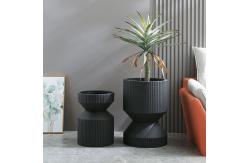 China Customed Fiber Clay Planter supplier