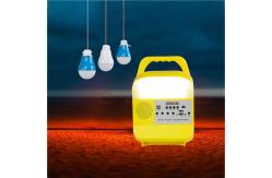 China 9W 6000mah Portable Solar Camping Light With Bluetooth Radio supplier