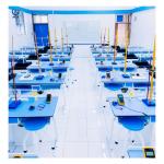 China Metal School Lab Room Table Designed For Teaching And Workbench Function manufacturer
