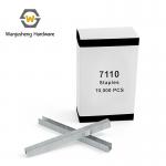 71 Series Galvanized Pneumatic Staples Furniture Fasteners for Sofas Cabinets and Industrial Packaging Boxes for sale