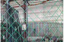 China Concertina Blade Razor Wire Fence Green Razor Diamond Mesh Fencing supplier