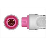 M1356A Ultrasound Fetal Monitor Transducer Probe Pink 12 Pin Connector