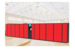 China Electronic Customized Smart Express Locker With Bar Code supplier