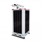 Construction Site Solar Light Tower Mounted Cameras And LED Lights For USA for sale