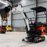 Kubota Engine Mini Digging Machine Small Wheeled Excavator for sale