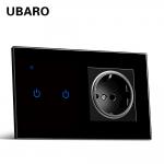 TuYa WiFi Smart Switch Socket Combination App Manual Control Smart Plug With Switch