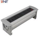 four network  interface used in office room  manual flip up socket  MK1144