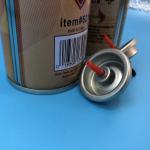 Metal And Plastic Gas Lighter Refill Valve with Outer Gasket Buna
