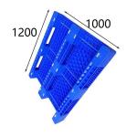 1200x1000 Nestable Plastic Pallet 4 Way Entry 1200 Kg Rack load Non halogen for sale