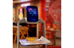 China Food Delivery Robot Waiter With AI Artificial Intelligence Service Robot supplier