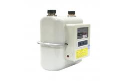 China Metal / Steel Case Prepaid Gas Meter Directing Reading With IC Card Preayment supplier