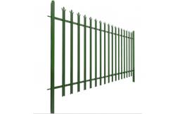 China Height 1.8m 2.4m PVC Security Metal Palisade Fencing M8x30mm supplier