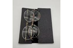 China Black Folding Triangular Metal Eyeglass Case Unisex Fasion Hard Nylon supplier