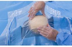 China Medical Sterile Craniotomy Drape Surgical With Aperture 1pc / Pouch supplier