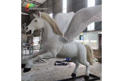 China CE Weather Proof Simulation Realistic Animatronic Animals Pegasus Fun Park Animals supplier