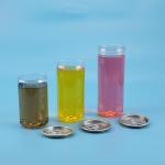BPA Free Transparent 200ml Plastic Empty Soda Cans for sale