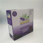 Small Empty Cosmetic Paper Herbal Incense Packaging With PET Window Hologram Box