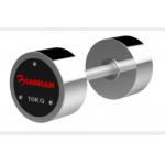 Custom RAPID Stainless Steel Dumbbells Logo Available For Gym Fitness for sale