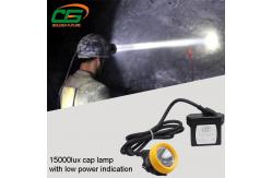 China Safety 1w Led Mining Cap Lamp Rechargeable 15000lux High Brightness supplier