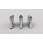 IP66 Acrylic Glass Pedestrian QR Code Scanner Security Sliding Gate Turnstile 60Hz