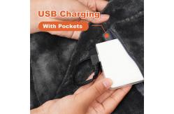 China Multifunctional Electric Blanket Wearable Temperature Control Blanket For Winter supplier