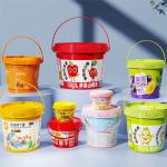 Customized Food Grade Shea Butter Chocolate Spread for Cold Drinks in PP Plastic Bucket for sale