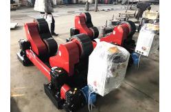 China Hand Control And Foot Pedal, 20 Ton Steel Pipe Rollers With Remote supplier