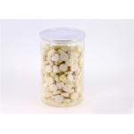 Clear Plastic PET Easy Open Can 500ml Round Candy Tubes Packaging SGS Certificate